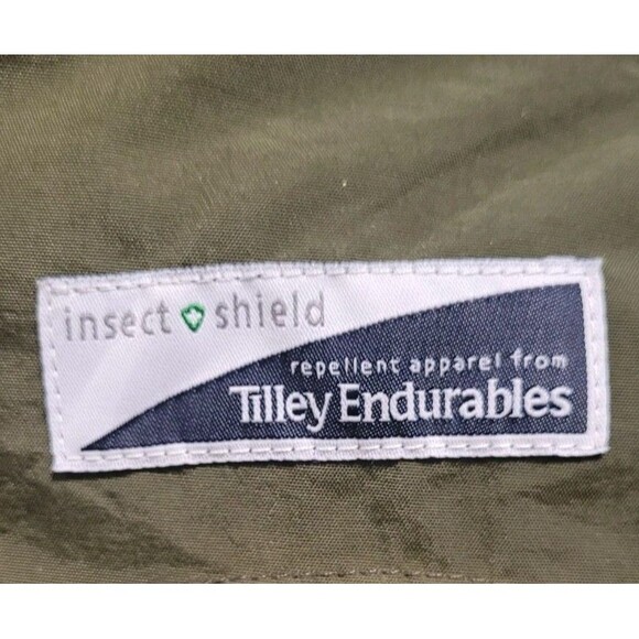 RARE Tilley LTM6 IS 7 1/4 Insect Shield Airflo Sun Hat Hiking With NECK FLAP Tan - Picture 4 of 10